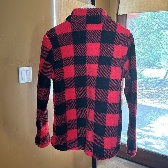 NWT Columbia Women's West Bend Full Zip Red Lily Check Print Size Medium - Picture 12 of 13
